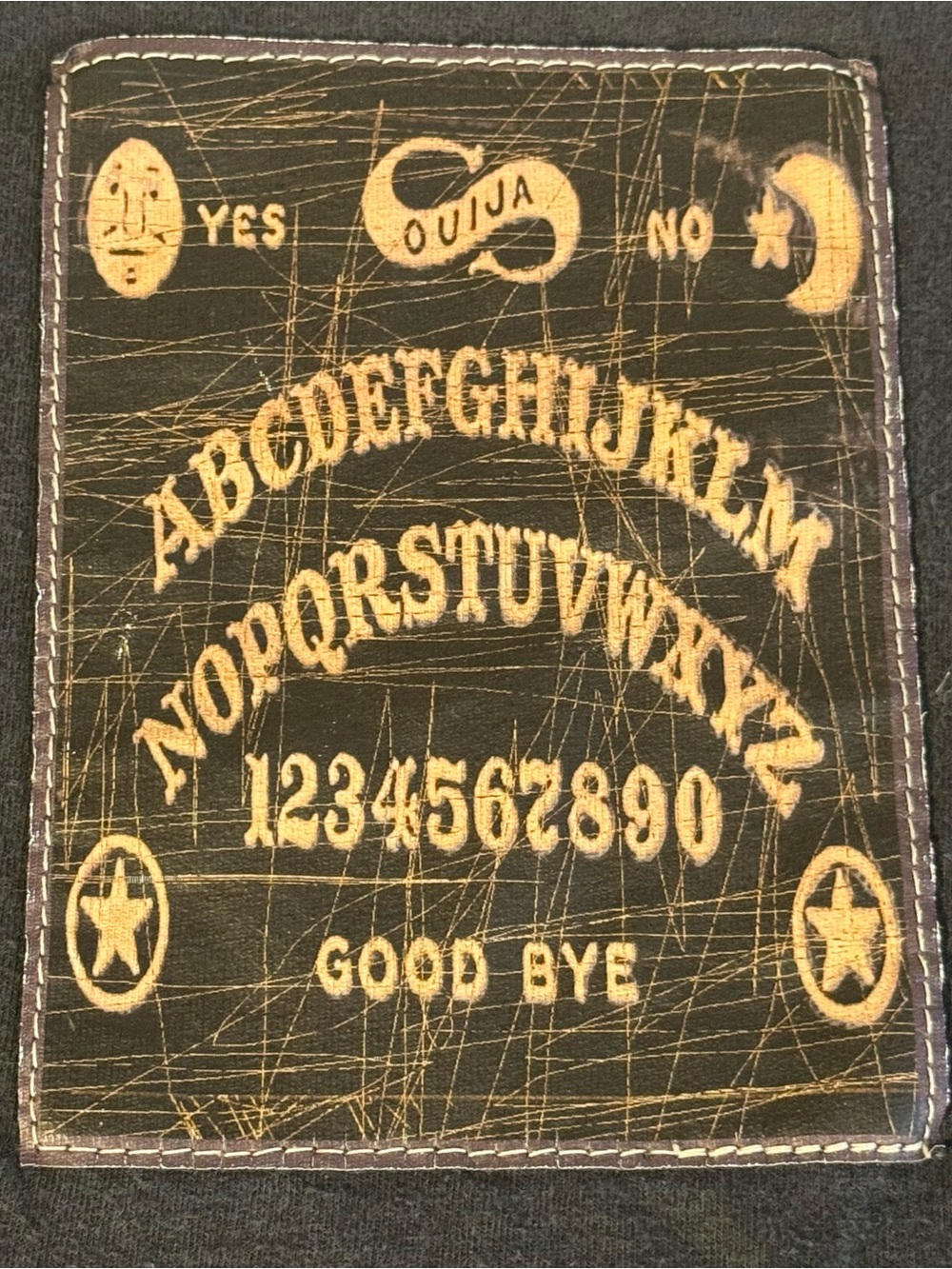 Rare Saints & Sinners Ouija Board Shirt Large Y2K Goth Punk USA Size Large